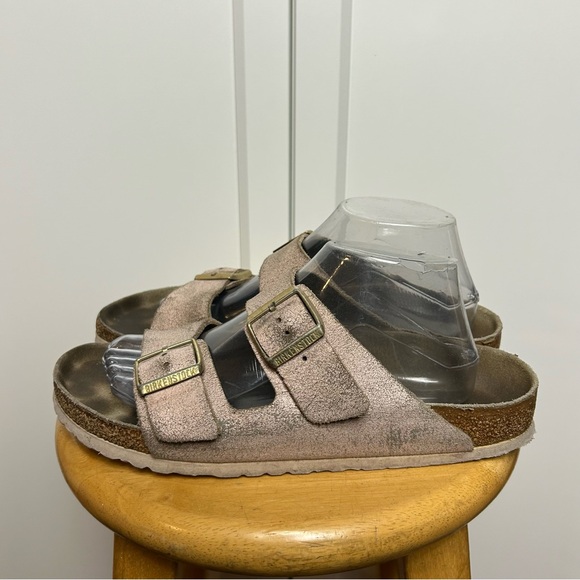 Birkenstock Arizona leather pink beige - Picture 3 of 8